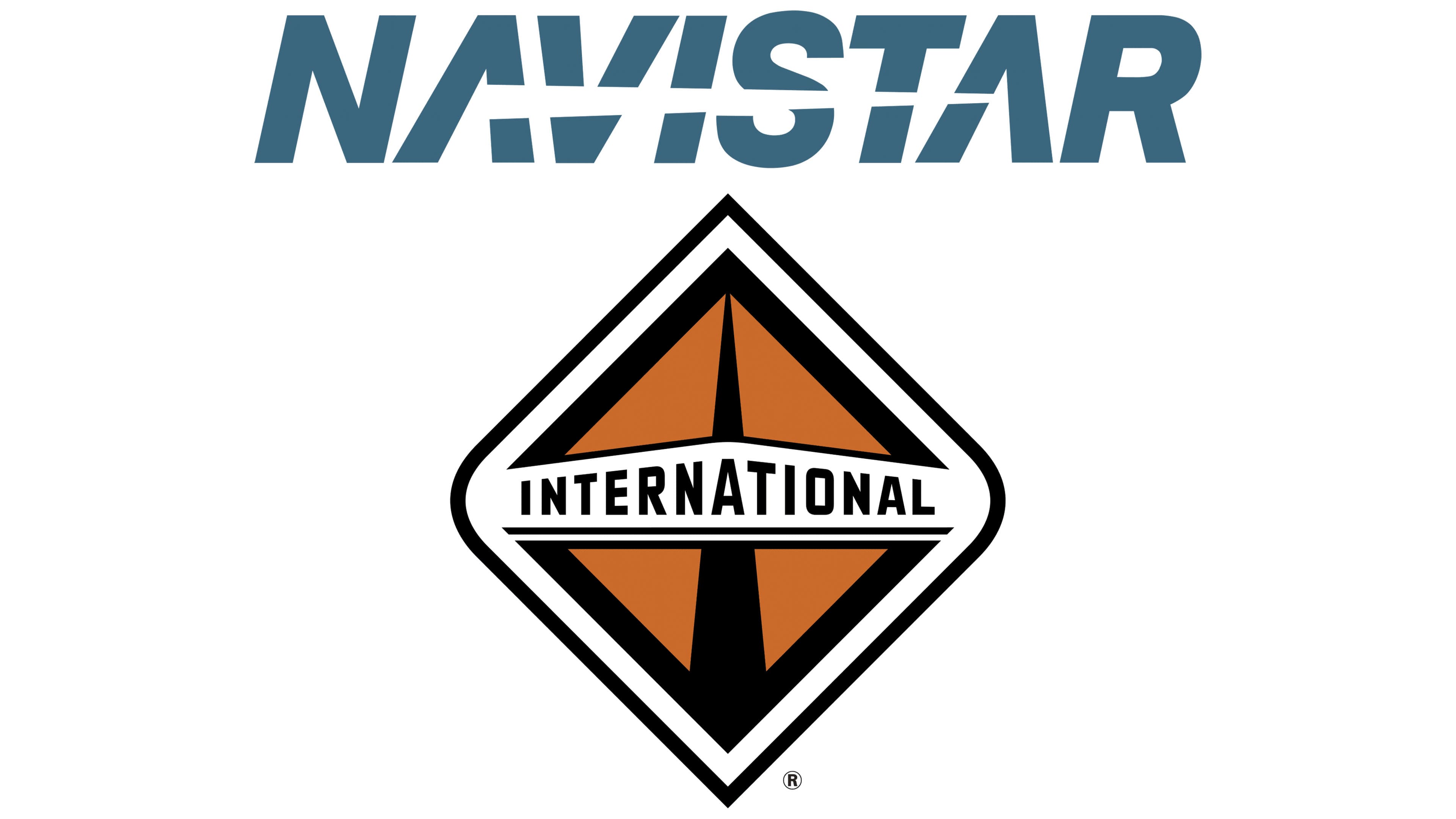 Navistar and International logos representing the commercial vehicle brand.