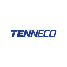 Blue Tenneco logo on white background.