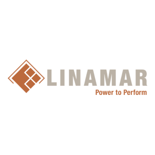 Logo of Linamar, a powertrain company.